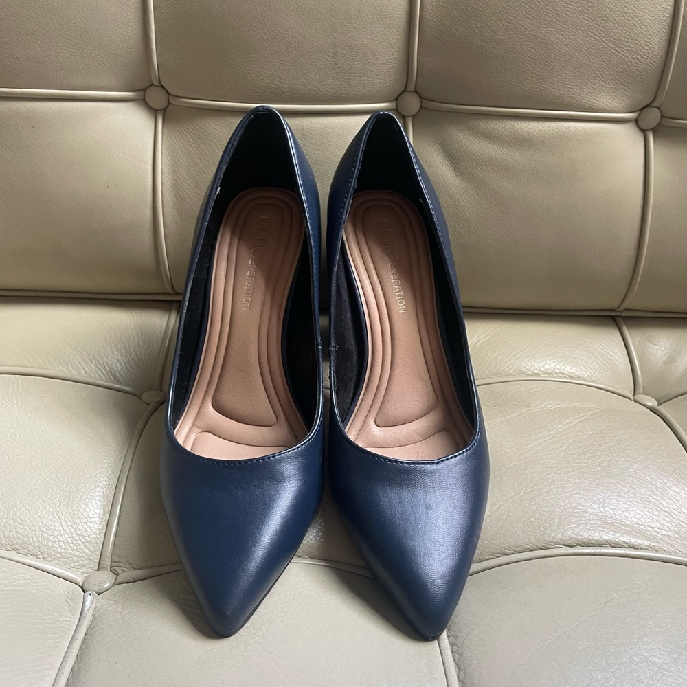 BCBGeneration Navy Blue Heels